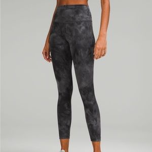 Lululemon Wunder Train High-Rise Tight 25" Diamond dye pitch grey graphite